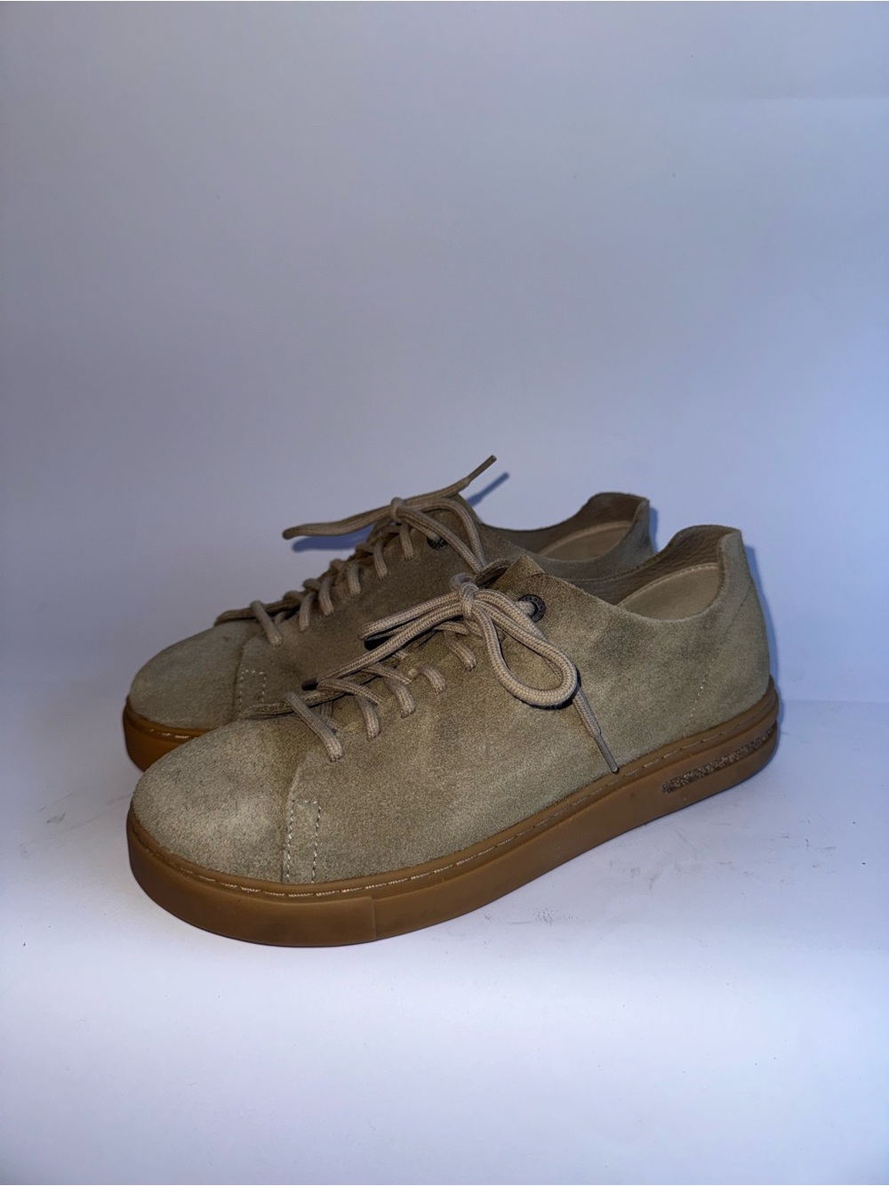 Birkenstock Bend Low Suede Sneaker Khaki Women’s 38